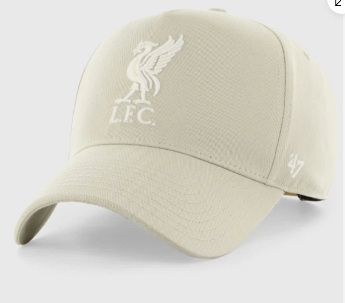 Official Liverpool FC '47 Offside Cap – Grey / Stone LFC Baseball Hat