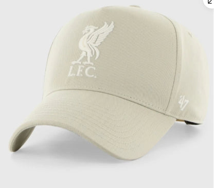 Official Liverpool FC '47 Offside Cap – Grey / Stone LFC Baseball Hat