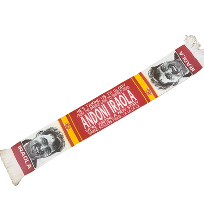 Unofficial Liverpool FC Andoni Iraola Football Scarf | Jacquard Matchday Supporters Scarf | Liverpool Fan Gift