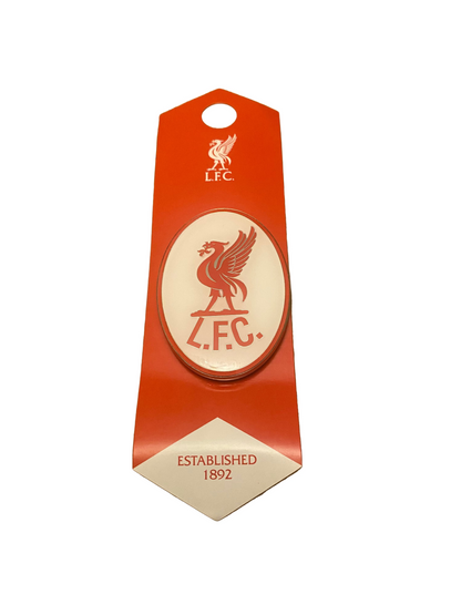 Liverpool FC Liverbird Magnet | Official LFC White, Red & Gold Fridge Magnet | Iconic Crest Collectible