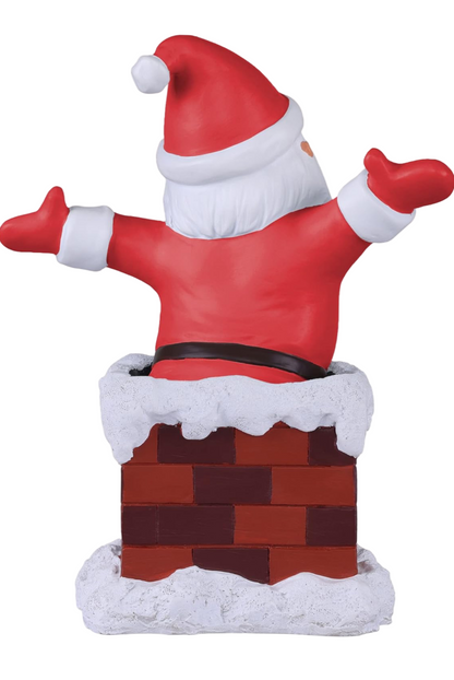 Liverpool FC Chimney Santa Gnome | Official LFC Christmas Ornament | Festive Liverpool Football Club Decoration