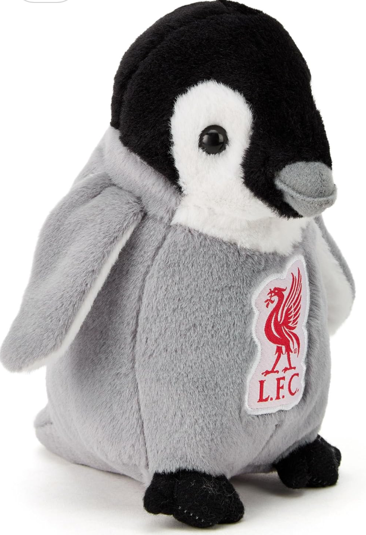 Liverpool FC Official Grey Penguin Soft Toy