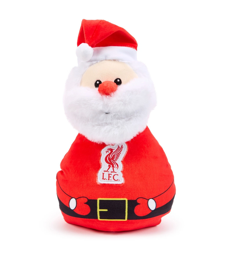 Liverpool FC Plush Santa Soft Toy | Official LFC Christmas Squashie