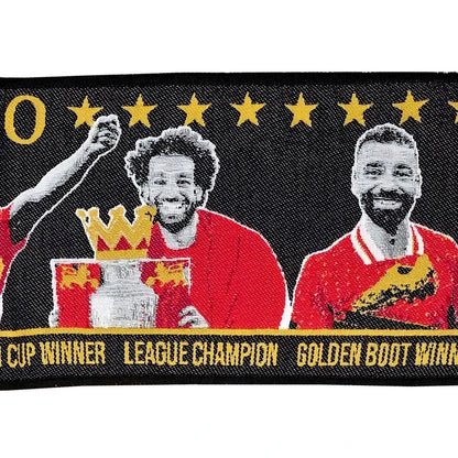 Liverpool FC Mohamed Salah Black & Gold Legend Scarf – LFC “Thanks For The Memories Mo” Tribute Scarf | Liverpool Gift | Premium Fan Memorabilia
