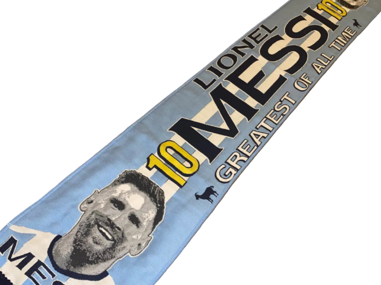 Lionel Messi Argentina No.10 Football Legend Scarf – Greatest of All Time GOAT – Unofficial