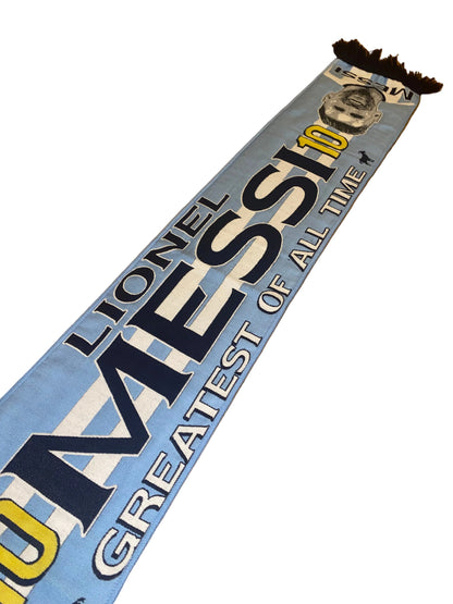 Lionel Messi Argentina No.10 Football Legend Scarf – Greatest of All Time GOAT – Unofficial