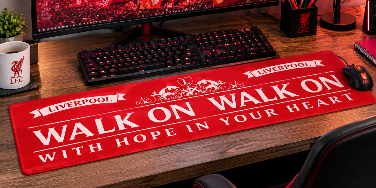 Liverpool FC Walk On Bar Runner Mat – Red Home Bar Mat – Unofficial