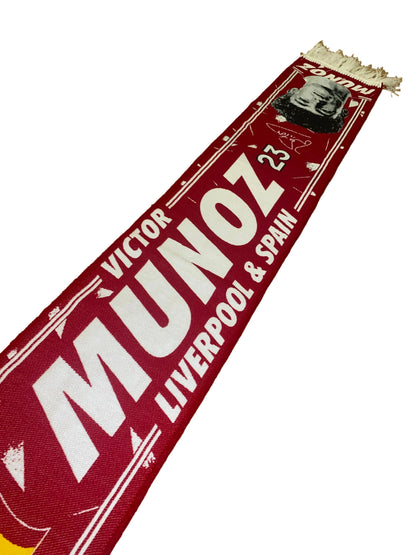 Victor Muñoz Liverpool FC Scarf No.23 – Liverpool & Spain Player Scarf – Unofficial