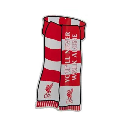 Liverpool FC “You’ll Never Walk Alone” Wall Scarf Sign – Official LFC Home Décor | Anfield Supporters Gift