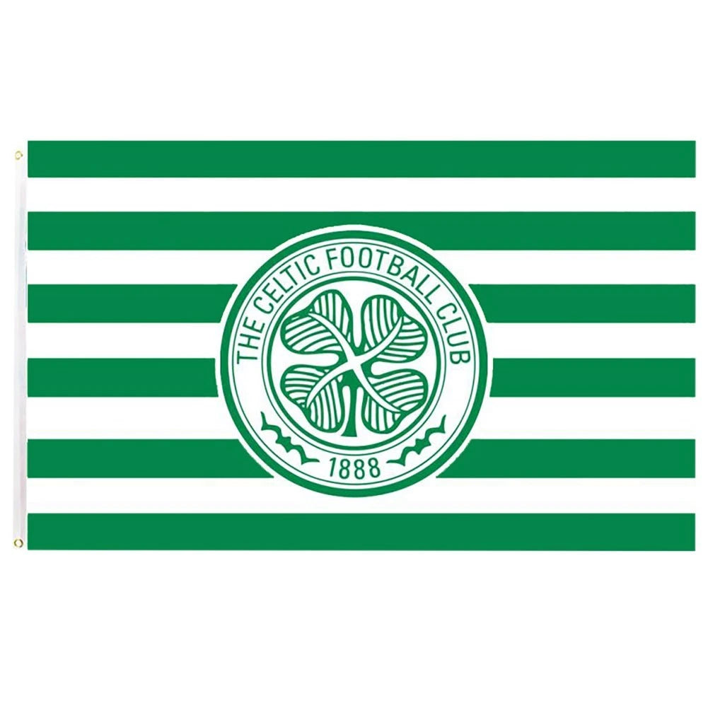 Official Celtic FC Green & White Flag – 5ft x 3ft