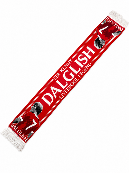 Sir Kenny Dalglish Liverpool Legend Scarf | No.7 LFC Supporters Scarf