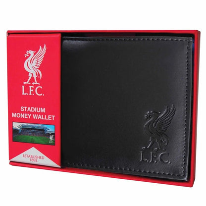 Official Liverpool FC Anfield Stadium Wallet – Black LFC Money Wallet