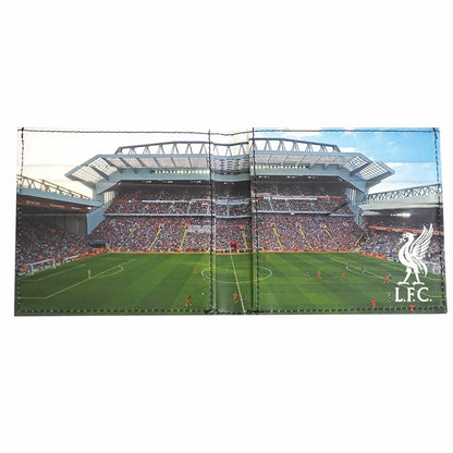Official Liverpool FC Anfield Stadium Wallet – Black LFC Money Wallet