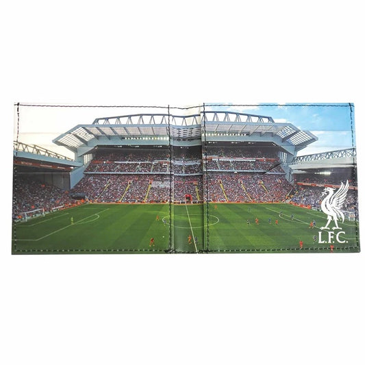 Official Liverpool FC Anfield Stadium Wallet – Black LFC Money Wallet